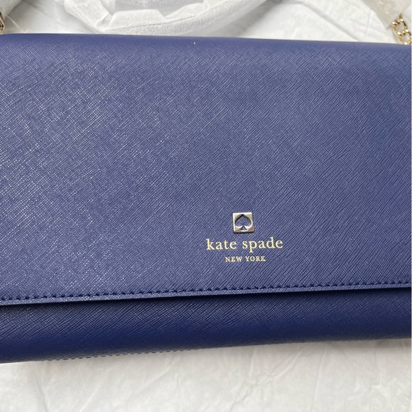 KATE SPADE WOMEN'S CHARLOTTE STREET ALEK CROSSBODY BAG INDIGO PURPLE Brand New! - Picture 2 of 7
